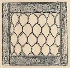 Chicken Wire Wood Frame Wood Mounted Rubber Stamp Impression Obsession NEW H9039