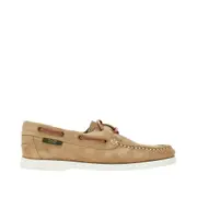 [SAXONE] SAXONE 'Islay' suede leather boat shoes Man 6 6 Beige