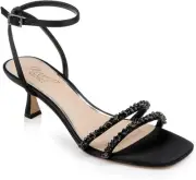 Jewel Badgley Mischka Marley Kitten Heel Sandal 8, Black
