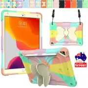 Heavy Duty Case Kids Butterfly Cover For iPad 9/8/7/6/5th Mini Air 2/3/4 Pro 11