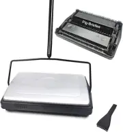 Quiet Carpet Sweeper Floor Sweeper with Pig Bristles Suitable for Carpet Clean