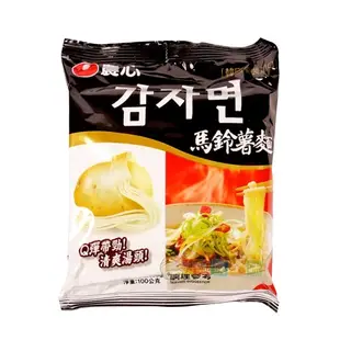 健康本味 韓國農心馬鈴薯麵100g 韓國 農心 韓國泡麵 馬鈴薯 馬鈴薯麵