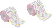 [WOFASHPURET] 2 Rolls Multipurpose Paper Napkin Roll Toilet Paper Handkerchief Dining Decor