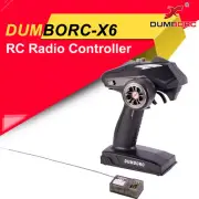 DUMBORC-X6 6CH 2.4G RC Radio Controller Transmitter Mixed Mode +X6F Receiver