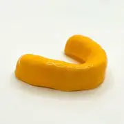 Custom-Fit Mouth Guard For Sports - Impact-Resistant, BPA-Free, Includes Storage Case and Impression Kit - Yellow Color