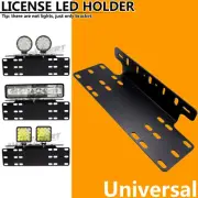 Front Bumper Number Plate LED Light Holder License Frame Bracket Mounting 15 '' (for: Fiat)