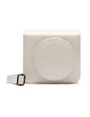 [Fujifilm] Chalk White Instax Square SQ1 Leather Case