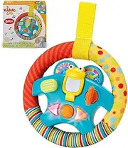 Steering Wheel Toy My Little Driver with Motion Sensors, Music, Lights and Sounds. Baby Driver Car Activity Toy. Mini Driving Musical Educational Learning Toy for Toddlers and Kids 1 to 6 Year Old