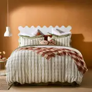 Adorn Living Faye Quilt Cover Set - Queen