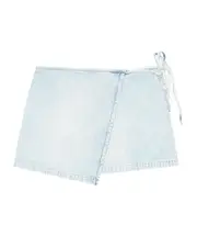 Diesel De-Lem Denim Wrap Mini Skirt XXS,S,XS,L light blue