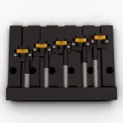 Hipshot 5K501B 5-String KickAss Bass Bridge Classic BadAss Mount Pattern 1 Black