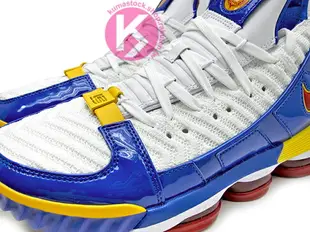 [26cm] 2018-2019 NBA 最新款 LeBRON JAMES 最新代言 NIKE LEBRON XVI SB EP 16 SUPERMAN 白藍黃紅 超人 全新 BATTLEKNIT 2.0 飛織鞋面 ZOOM MAX AIR 氣墊 小皇帝 雷霸龍 KING LAKERS 頂級科技 籃球鞋 (CD2450-100) !