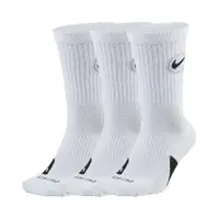 在飛比找PChome24h購物優惠-Nike 籃球襪 Everyday Crew Socks 白