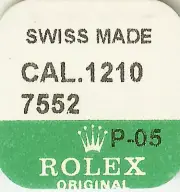 ROLEX FACTORY NEW SEALED 1210-7552 Crown Wheel 7552