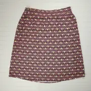Liz Claiborne Womens Sz XL Pull On Thick Fabric Floral Print Straight Skirt NEW