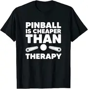 VidiAmazing Pinball Therapy - Pinball Machine Gamer Retro Arcade Game ds1415 T-Shirt