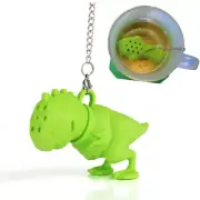 Tea Infuser Dinosaur Leaves Kitchen Strainer for Steeping Drinkers
