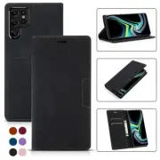 For Samsung Galaxy S22 S21 S20 S10 S9 S8 Plus Phone Case Leather Magnetic Cover