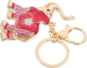 [LIFKOME] Elephant Keychain Tote Bag Back Pendant Purse Pendant Keychain Pendant Keychains Keychain Women Handbag Charms for Purses Bag Pendant Purse Charms for Women Blue Rhinestones
