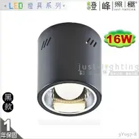 在飛比找樂天市場購物網優惠-【吸頂筒燈】E27 LED 16W 17公分 黑款 台灣晶片