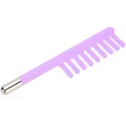 Dandruff Removal Glass Comb Shaped Probe For High Frequency Electrotherapy I WPD