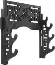 AIWFL 4 Tier Sword Holder Wall Mount Katana Samurai Sword Display Rack Swords