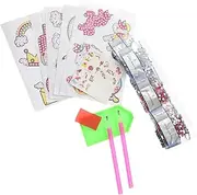 Vaguelly 1 Set Diamond Sticker Suits Crafts for Laptop Sticker Toy for Diamond Mosaic Sticker Jewelry Childrens Toys Diamond Drawing for Children Stickers