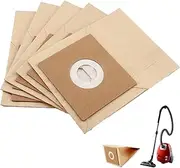 5 Pack Paper Dust Bags, Compatible with Bush Argos Model VCB35B15C1J7W-70 VYTRONIX RBC02 BC-402 BC-501 Argos Value VC-401 VC-402 VC358S-4 CJ051 VC-06, Vacuum Cleaner Bags Vacuum Cleaner Accessories