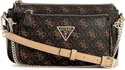 [GUESS] Brown Logo Noelle Crossbody Pouch Bag