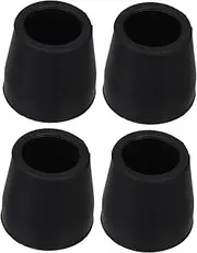Mipcase 4pcs Walker Rubber Tips Replacement and Furniture Table Chair Caps Nonslip Rubber Foot Covers