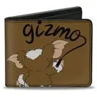 Horror Movies Wallet, Bifold, Gremlins Gizmo Script Pose Brown Black, Vegan L...