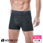 【HANG TEN】HANG TEN 彈力亮紗平口褲_黑_HT-C12007(HANG TEN/男內著)