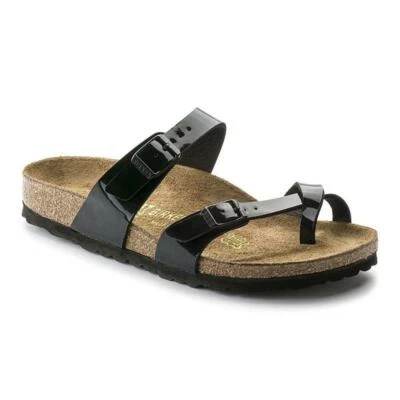 Birkenstock Birko Flor MAYARI Patent Black BNIB 071091