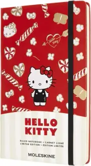 モレスキン() Moleskin LEHK04QP060 Hello Kitty Notebook Hard Cover, Large Size (W X H