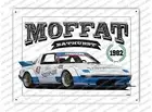 TIN SIGN #0302 BATHURST 1982 ALLAN MOFFAT MAZDA RX7 MEMORABILIA GIFT IDEA