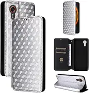 Compatible with Samsung Galaxy A25 5G SC-53F SCG33 Case,Compatible with Samsung Galaxy A25 5G SC-53F SCG33 PU Leather Kickstand Card Holders Flip Magnetic Closure Phone Wallet Cover White