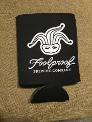 Foolproof Brewing Company Beer Can Bottle Koozie Holder Pawtucket Rhode Island