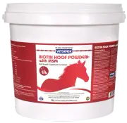 Vetsense Biotin Hoof Powder Plus MSM 1.5kg & 4kg Growth Supplement Horse Groom