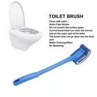 Toilet Brush Cleanser Bristle Curved Design Bathroom Cleaning Scrubber Tool
