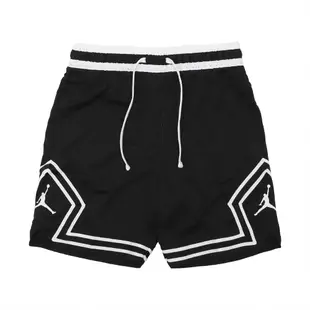 Nike 短褲 Jordan Dri-FIT Sport Diamond 男款 黑 透氣 籃球褲 抽繩 寬鬆 DX1488-010