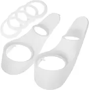 FELTECHELECTR 1 Pair Car Audio Speaker Bracket Durable Plastic Trim for DIY Speaker Installation for Car Stereo Upgrades and Custom Modifications