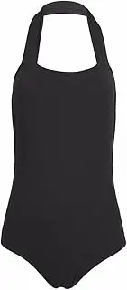 [FEESHOW] Women's Halter-neck Strap Ballet Dance Camisole Leotard Backless Bodysuit