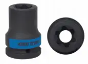 KING TONY Alloy Steel Impact Star Socket, 3/4D E30 65mmL Made in Taiwan CrV-Mo