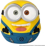 BANDAI, Minions Squeeze! Minion Bob 91195 Electronic Toy Discover The Fun Sounds of Squeeze Includes 4 Modes Scream, Doremi, Melody and Play
