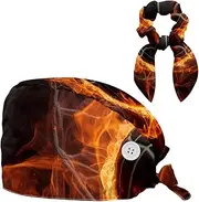 [YTYVAGT] Scrub Caps Women,Scrub Hats Suitable for Women,Basketball Banner Background