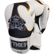 Boxing Gloves Top King TKBGEM-01 Air White Silver Empower Creativity (Old Logo E