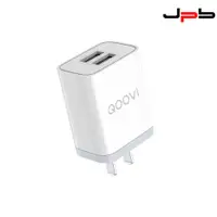 在飛比找PChome24h購物優惠-[ JPB QOOVI C50 2.1A USB雙孔 充電器