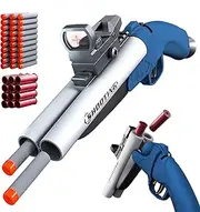 Tovol Zerky Double Barrel Toy Foam Blaster Shell Ejection Shot Gun Toy for Kid
