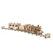 504pc Ugears Hogwarts Expres Mechanical DIY Kit Wooden 3D Puzzle/Model Set 14+