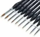 Kolinsky Sable Detail Paint Brush Set - 10Pcs, Perfect for Fine Detailing & Art